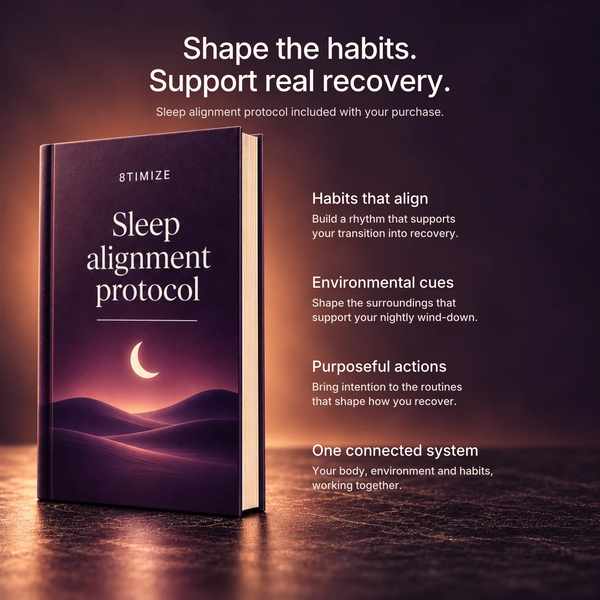 Sleep alignment protocol — habits, environmental cues and purposeful actions supporting recovery.